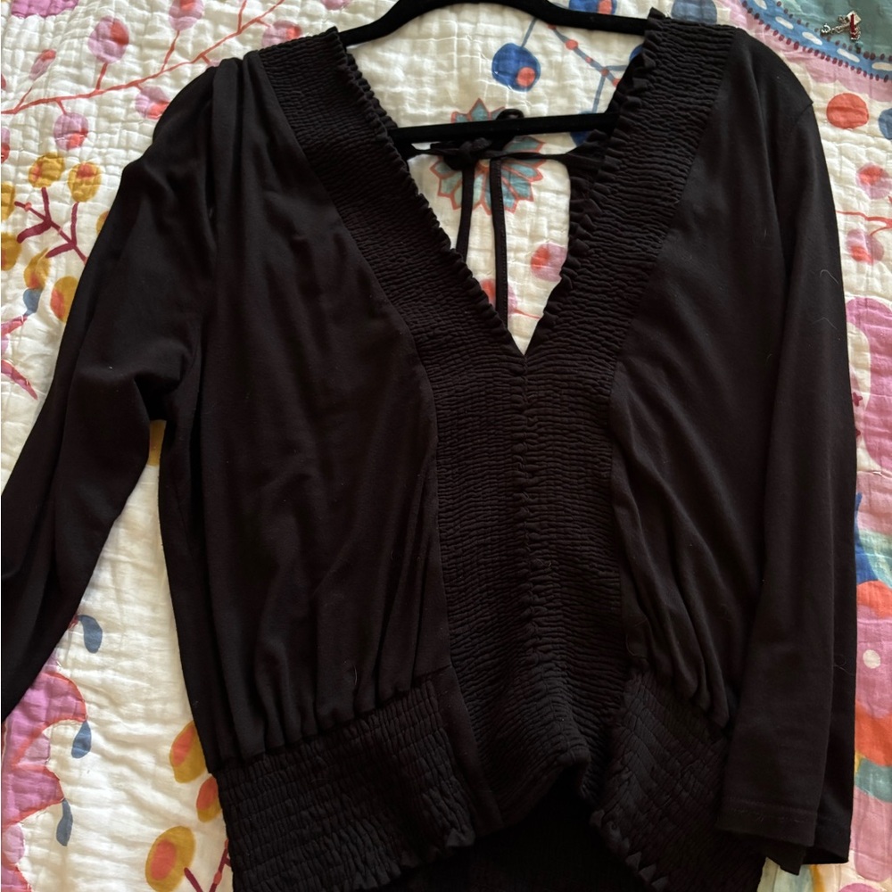 Elegant Black Women's Top